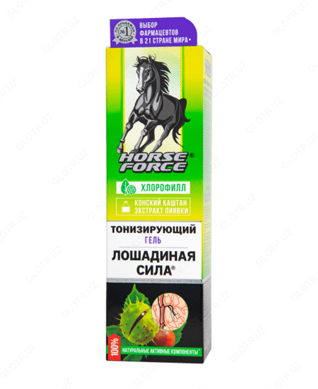 Гель для вен Лошадиная сила с конским каштаном и пиявкой  500 мл. купить в Ташкенте