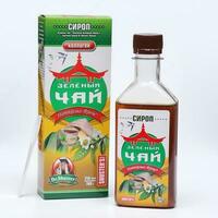 Tabiiy yangi yashil choy siropi