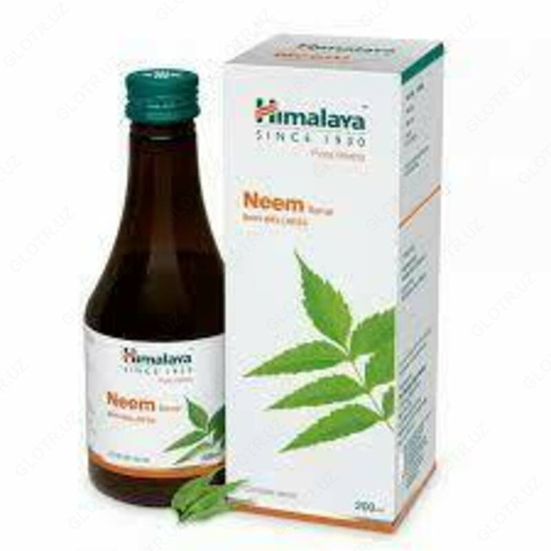 Средство для очищения крови Ним  сироп  200 мл  производитель Хималая; Neem Syrup  200 ml  Himalaya купить в Ташкенте