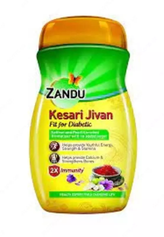  Чаванпраш Кесари Дживан Занду (Kesari Jivan Saffron & Pearl Enriched Revitalizer Zandu) 450 г купить в Ташкенте - 