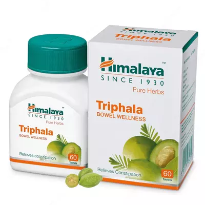  Трифала Хималая (Triphala Himalaya)  60 таб для очищение организма купить в Ташкенте - 