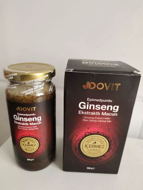  Экстракт Женьшеня Макун Dovit Epimedyumlu Ginseng Ekstraktlı Macun (300 г) купить в Ташкенте - 