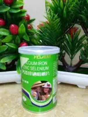 Таблетки с кальцием, железом, цинком, селеном Calcium Iron Zinc Selenium, 90 пилюль