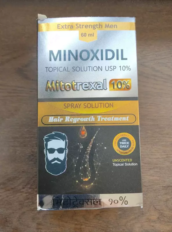 Спрей Миноксидил 10% Mitotrexal для волос и бороды