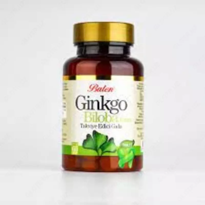 «Ginkgo Biloba Balen» Гинкго билоба таблетки для памяти и кровообращения из Турции