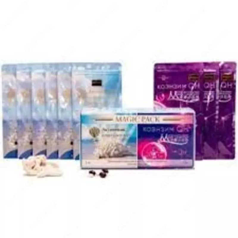 Минеральный комплекс Мэджик Пак Маgic Pack 6+3 (Активный коралловый кальций+коэнзим) – комплексное воздействие на организм Только в розницу