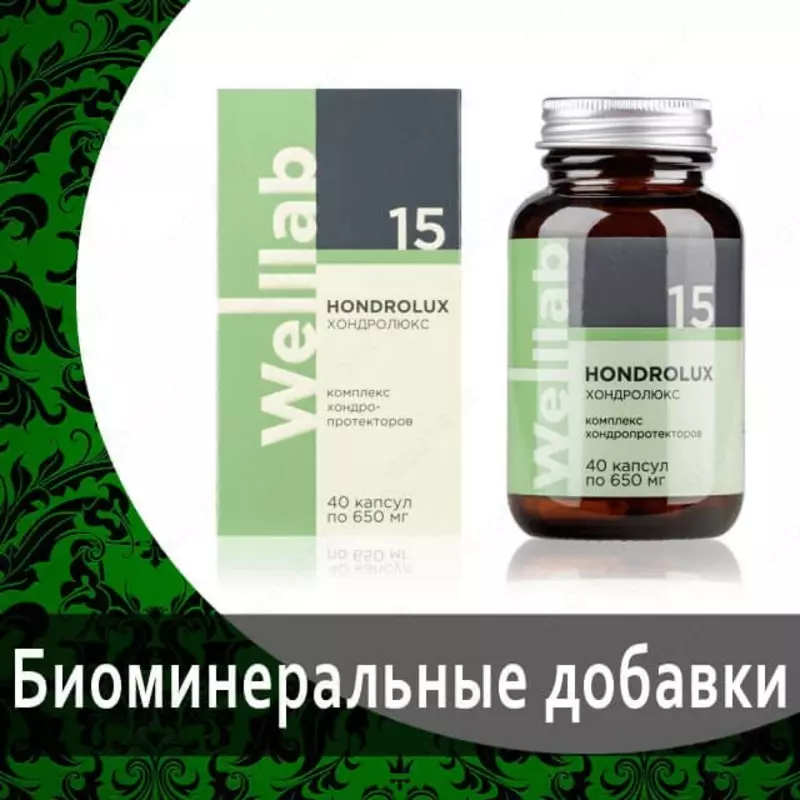 БАД для суставов Welllab HONDROLUX ACTIVE (Хондролюкс Актив)  60 капсул купить в Ташкенте