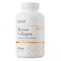Marine Collagen with Hyaluronic Acid and Vitamin C - это пищевая добавка в капсулах  содержащая коллаген морской рыбы  гиалуроновую кислоту и витамин С