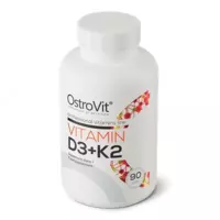  OstroVit Витамин D3 + K2 90 таблеток для профилактики развития остеопороза и сердечно-сосудистых заболеваний - 