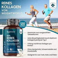   Для поддержки мышечной массы и силы Weightworld Pure Marine Collagen 120 капсул