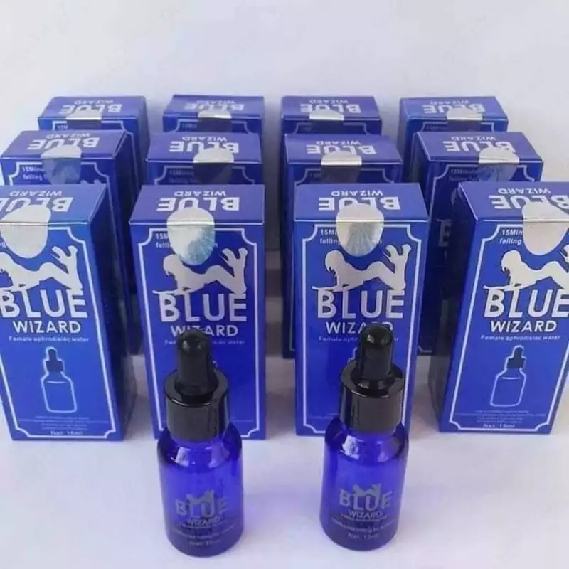 Капли Blue Wizard способствует повышению возбудимости и усилению ощущений для женщин