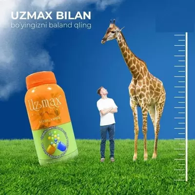   Капсулы UZMAX (90 шт) из Турции содержит сбалансированный комплекс кальция  витаминов группы В  С  Е  цинк  магний  природные источники белка и другие полезные компоненты.
