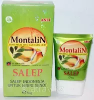 Мазь Montalin (Монталин) для суставов спазмах  боли и скованности мышц  укрепляются соединительные ткани  устраняется боль и скованность во время движений