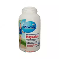 Mivolis Magnesium способствует нормальной работе мышц и нервов  поддержанию нормальных костей и нормальному энергетическому обмену