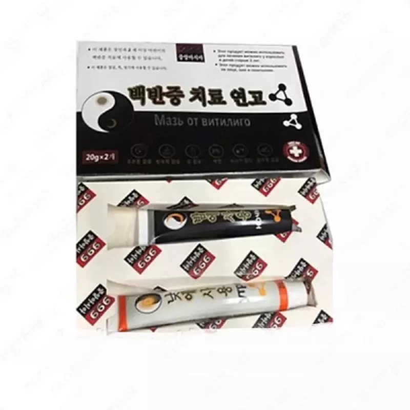   Мазь от витилиго День и Ночь ускоряет регенерацию меланоцитов и устраняет пигментированные клетки кожи