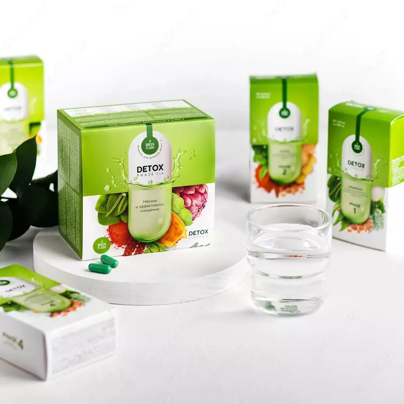 Инновационная программа Greenflash Detox запускает основные механизмы очищения в правильной последовательности  шаг за шагом избавляя вас от токсинов Nl Кейс Detox Box - 