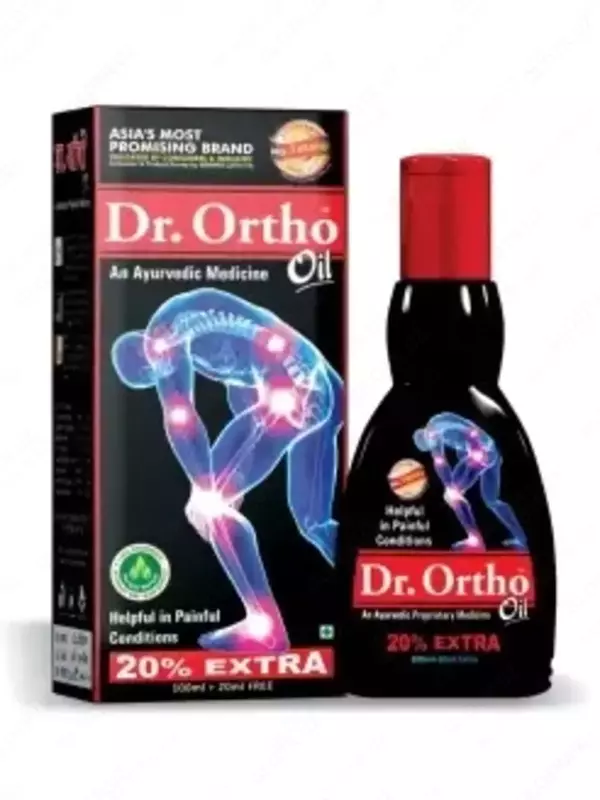 Аюрведическое масло Доктор Орто при болях в суставах (Dr Ortho Ayurvedic JOINT PAIN Oil)  120 мл купить в Ташкенте