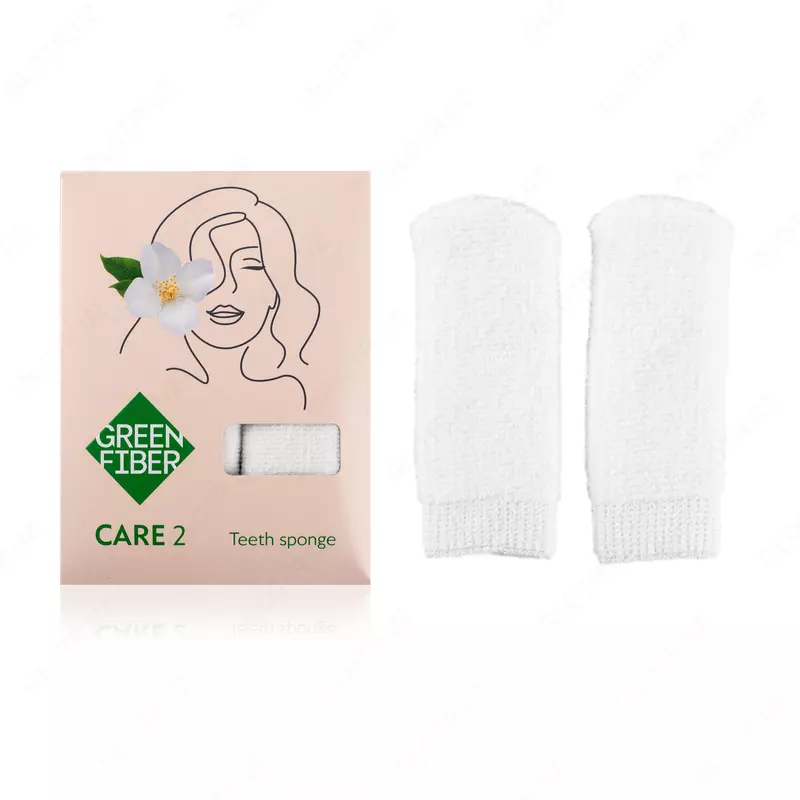 Спонж для чистки зубов Green Fiber CARE 2