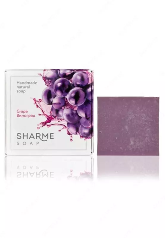  Натуральное мыло с ароматом винограда SHARME SOAP  80 г - 