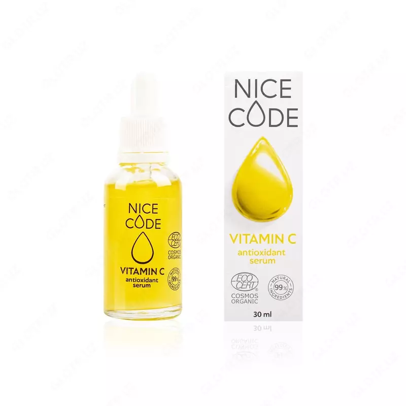 Сыворотка-антиоксидант для лица «Vitamin C» Nice Code