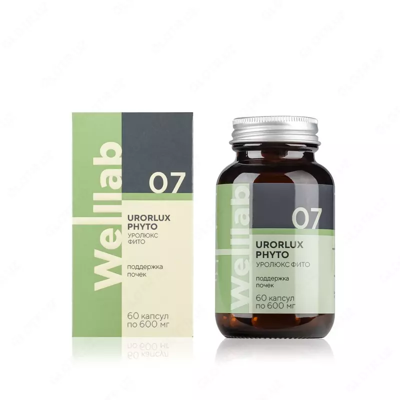 БАД для мочевыделительной системы Welllab UROLUX PHYTO  60 капсул
