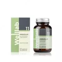 БАД с диосмином для защиты сосудов Welllab ANGIOLUX FORTE  60 капсул
