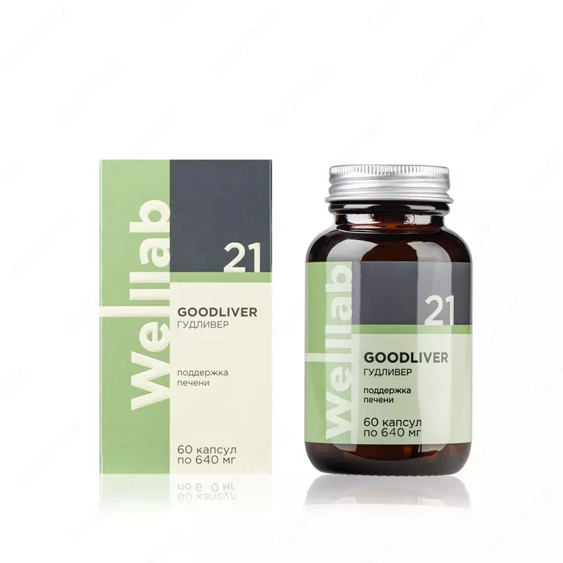 БАД для печени Welllab GOODLIVER FORMULA  60 капсул
