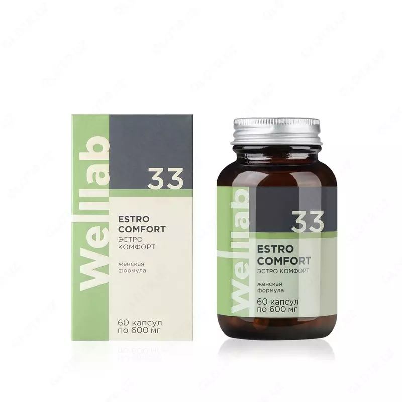  БАД для поддержки женского здоровья Welllab ESTRO COMFORT  60 капсул - 