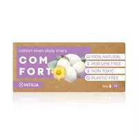 Ежедневные хлопкольняные женские прокладки INTILIA  14 штук