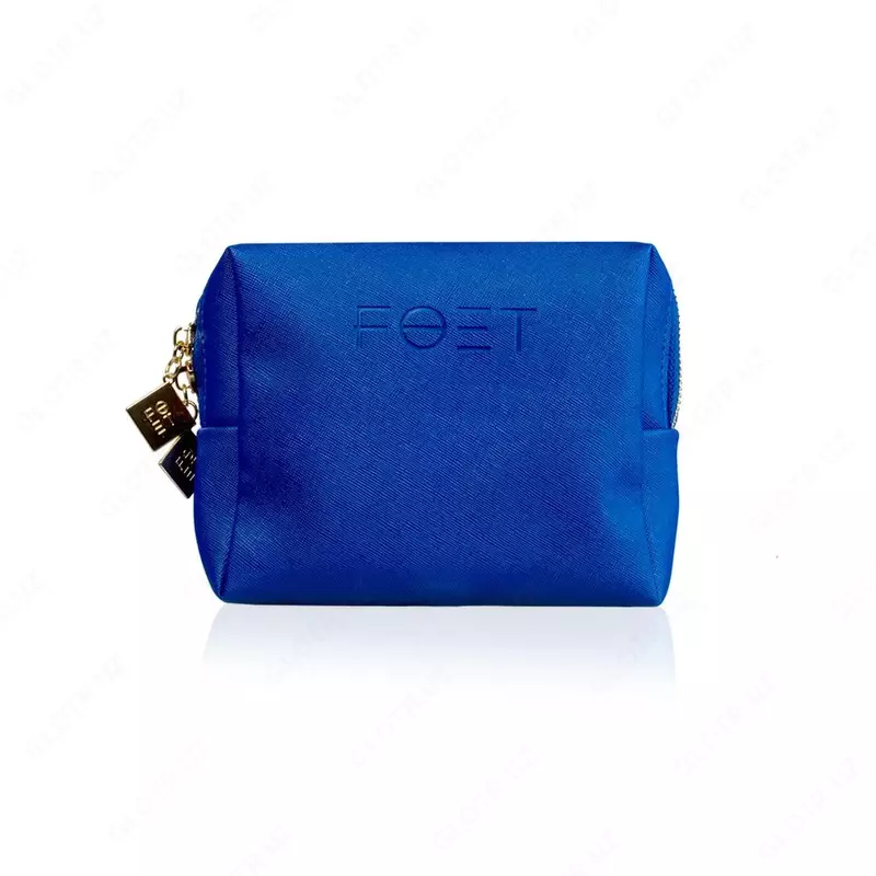 Косметичка Foet для удобного хранения  синяя
