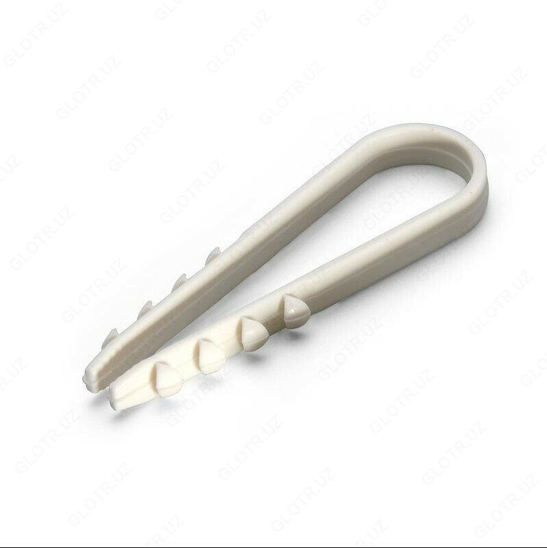 Дюбель-хомут для крепления круглых кабелей и проводов