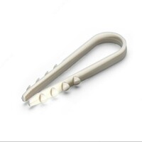 Дюбель-хомут для крепления круглых кабелей и проводов