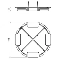 Крышка для подрозетника - по запросу