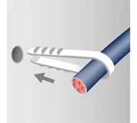 Дюбель-хомут для крепления круглых кабелей и проводов - ООО "Polymer master recycling"