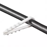 ООО "Polymer master recycling" - Дюбель-хомут для крепления круглых кабелей и проводов