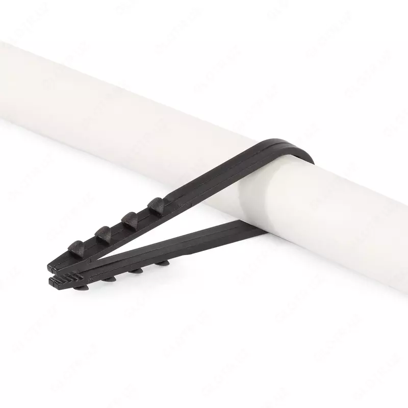 Дюбель-хомут для крепления круглых кабелей и проводов - Хомуты