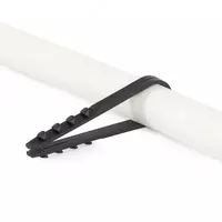 Дюбель-хомут для крепления круглых кабелей и проводов - Хомуты