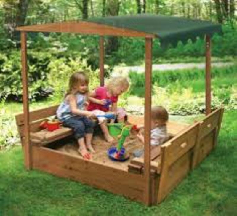  Песочница с крышей  навесом. - 
