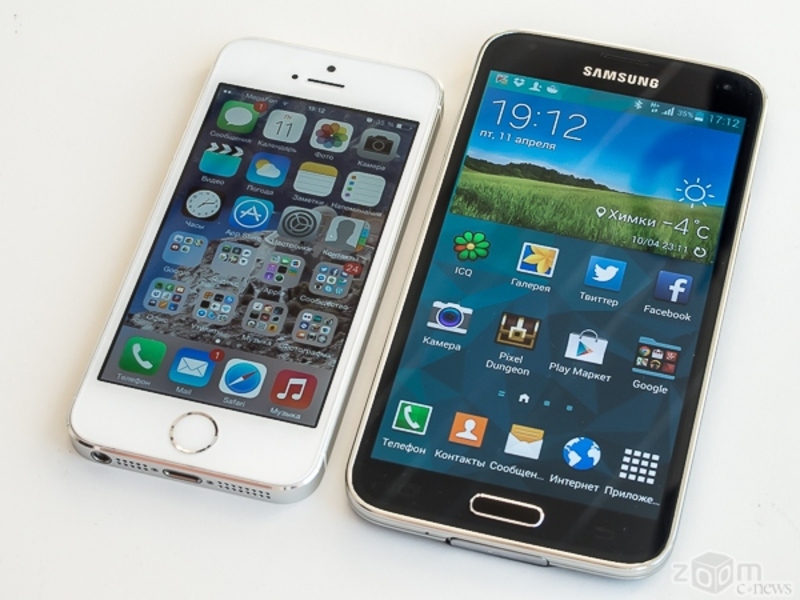 Тест-дуэль Samsung GALAXY S5 vs. Apple iPhone 5s: битва флагманов (Часть 1)