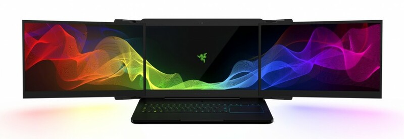 КОМПАНИЯ RAZER ПРЕДСТАВИЛА КОНЦЕПТ НОУТБУКА С ТРЕМЯ ЭКРАНАМИ