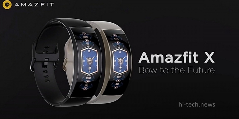 Amazfit X - egri ekranli aqlli soat