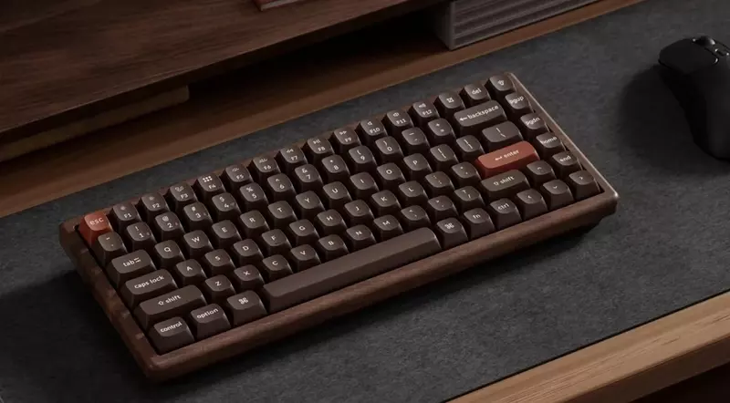 Вещь недели: «деревянная» клавиатура Keychron K2 HE