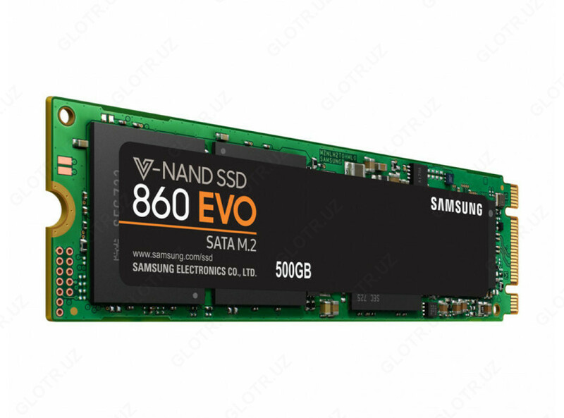  Жесткий диск SSD SAMSUNG 500GB 860 EVO M2 (MZ-N6E500BW) - 