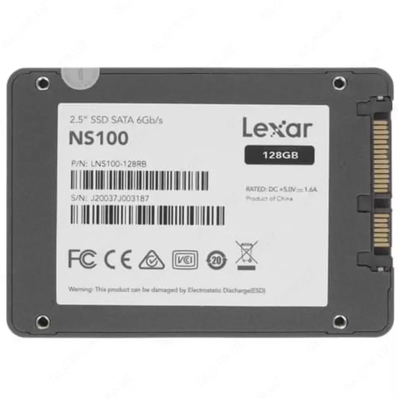Lexar NS100 qattiq jismli xotira 128 GB SSD