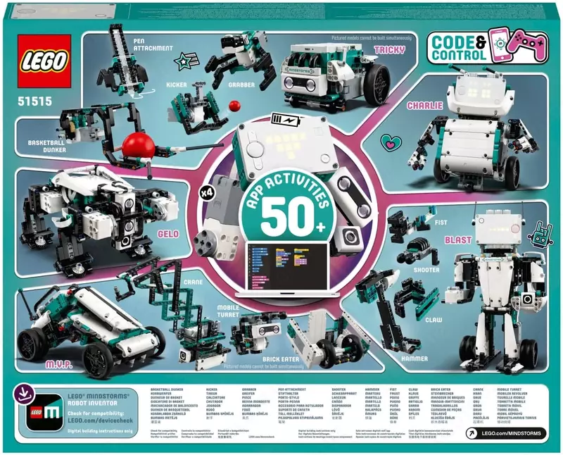 Конструктор LEGO MINDSTORMS EV3 51515 Робот-изобретатель