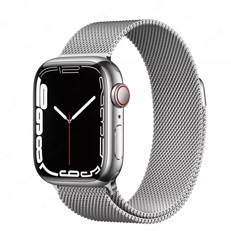 Смарт часы Apple Watch Series 7 GPS 45mm Stainless Steel Case with Milanese Loop