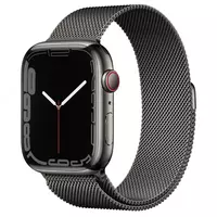   Смарт часы Apple Watch Series 7 GPS 45mm Stainless Steel Case with Milanese Loop
