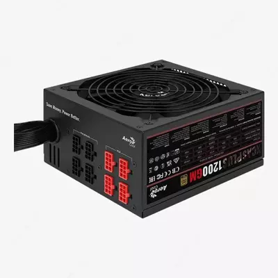 Блок питания AeroCool KCAS PLUS 1200GM GOLD 1200W APFC