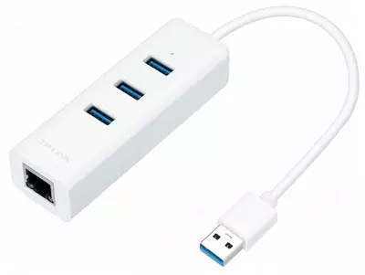 Сетевой адаптер TP-Link UE330 + USB3.0 HUB 3-port
