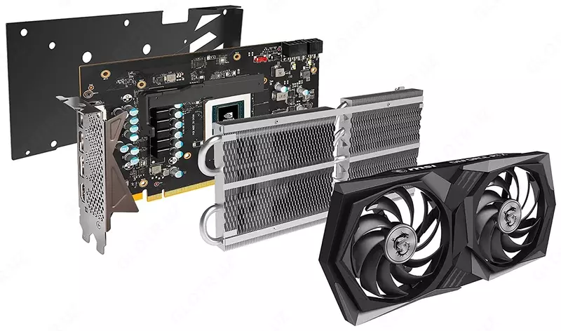  Видеокарта MSI GeForce RTX 3060 GAMING Х 12GB - 